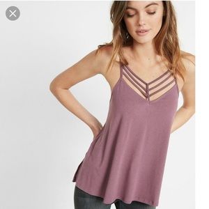 express one eleven strappy tank